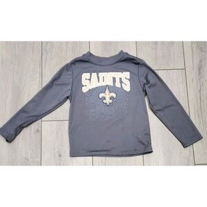 NFL New Orleans Saints Longsleeve Dri-fit Toddler Shirt Size 3T‎  Team Apparel